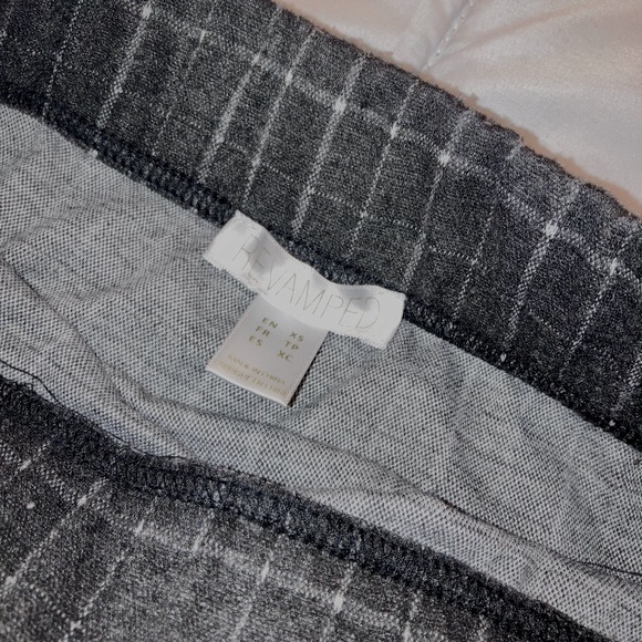 Mini bodycon straight for grey plaid skirt xs - Picture 3 of 3